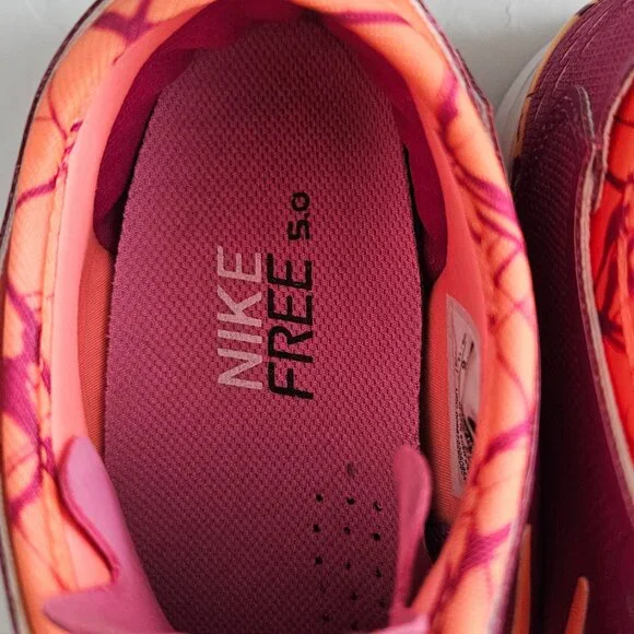 Nike Free TR 5 women's training shoes, size 6, pink w/ sunset Glow(orange) - Picture 11 of 13